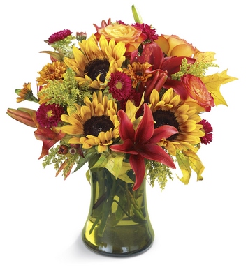 Glorious Fall Bouquet from Richardson's Flowers in Medford, NJ